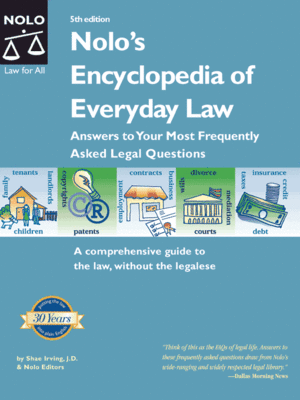 cover image of Nolo's Encyclopedia of Everyday Law